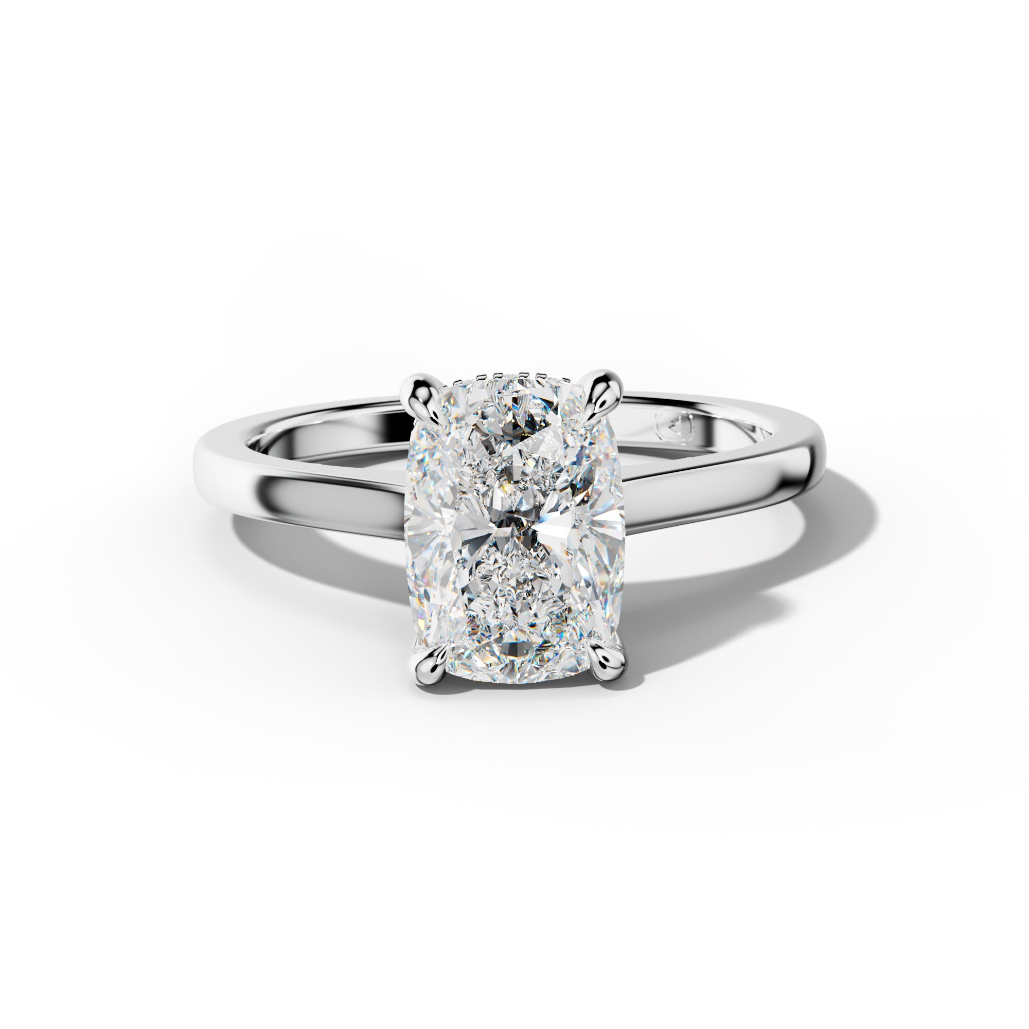 Lilly Elongated Cushion Diamond Engagement Ring